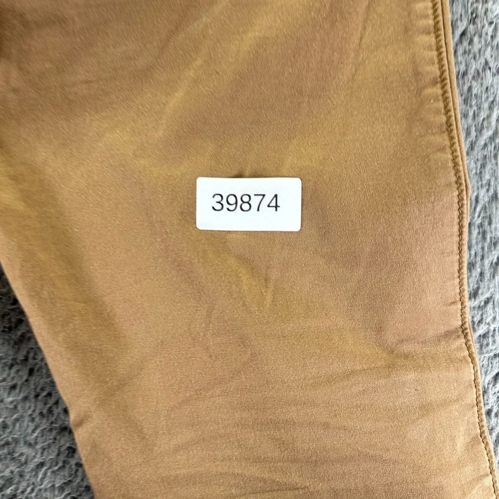 Hollister‎ Epic Flex Pant Men's 34x32 Brown Cotton Chino Skinny Business Stretch